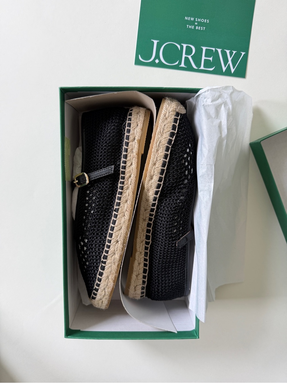 NEW IN BOX Sophie Mary Jane espadrilles with crochet - size 9 - Picture 10 of 11